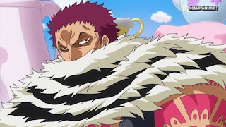 ワンピースアニメ WCI編 833話 カタクリ | ONE PIECE ホールケーキアイランド編