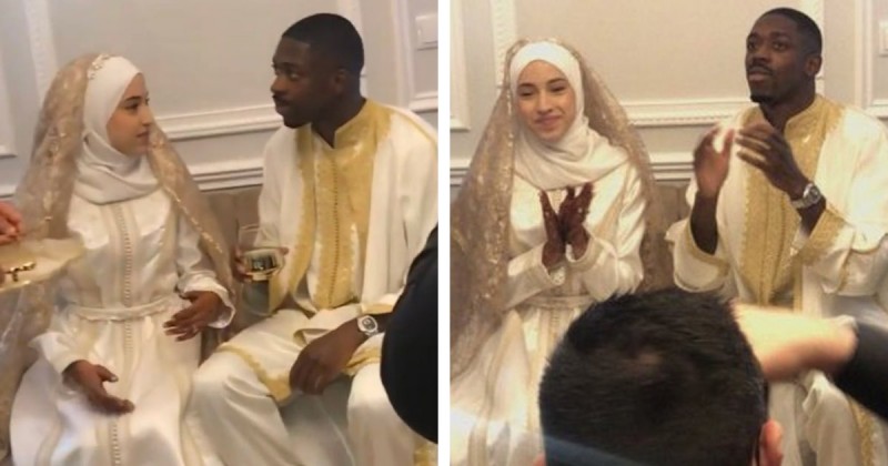 Pemain Barcelona Ousmane Dembele Menikah dengan Nuansa Islam