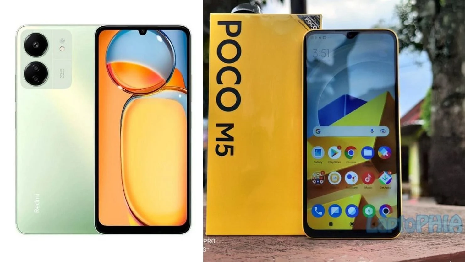 Komparasi Xiaomi Redmi 13C vs Poco M5: Harga Sama, Mana yang Lebih Unggul?