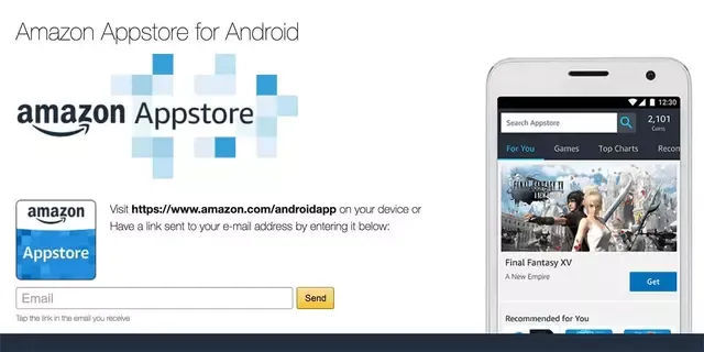 افضل متجر تطبيقات للشاشات الذكية نظام اندرويد Amazon Appstore