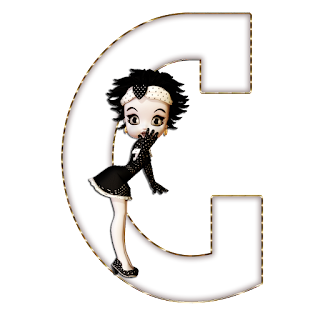 Betty Boop en Caricatura: Abecedario para Descargar Gratis.