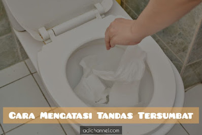 tandas tersumbat