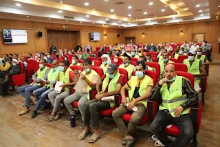 سعفان ومحافظ بورسعيد يشهدان ختام مبادرة السلامة والصحة المهنية