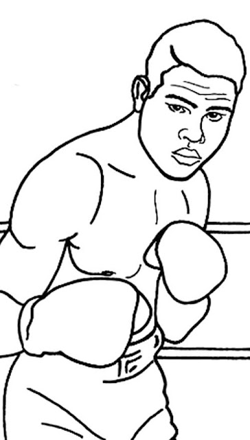 Boxing Sports Coloring Pages
