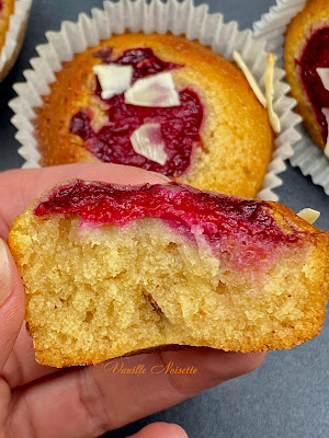 FINANCIERS MIEL ET FRAMBOISES