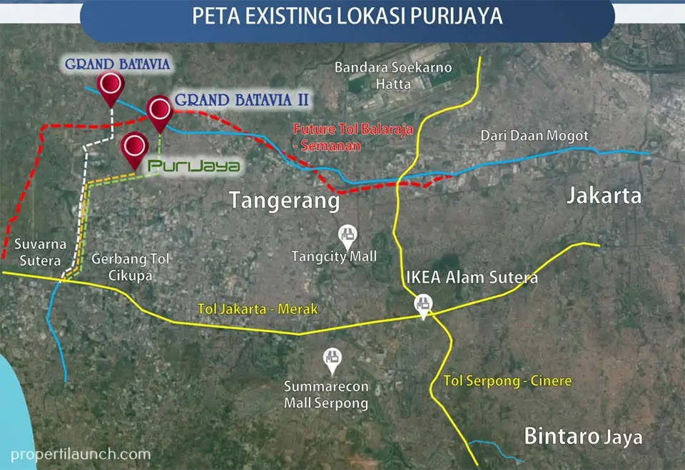 Peta Lokasi Puri Jaya