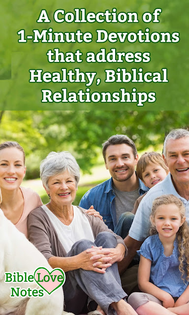 More than 30 1-minute devotions addressing various aspects of healthy, biblical relationships.