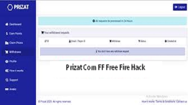 Prizat Com FF Free Fire Hack