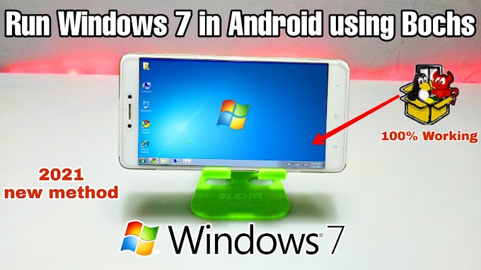 Windows 7 Running in Android Smartphone using Bochs Emulator | Windows in Android Phone
