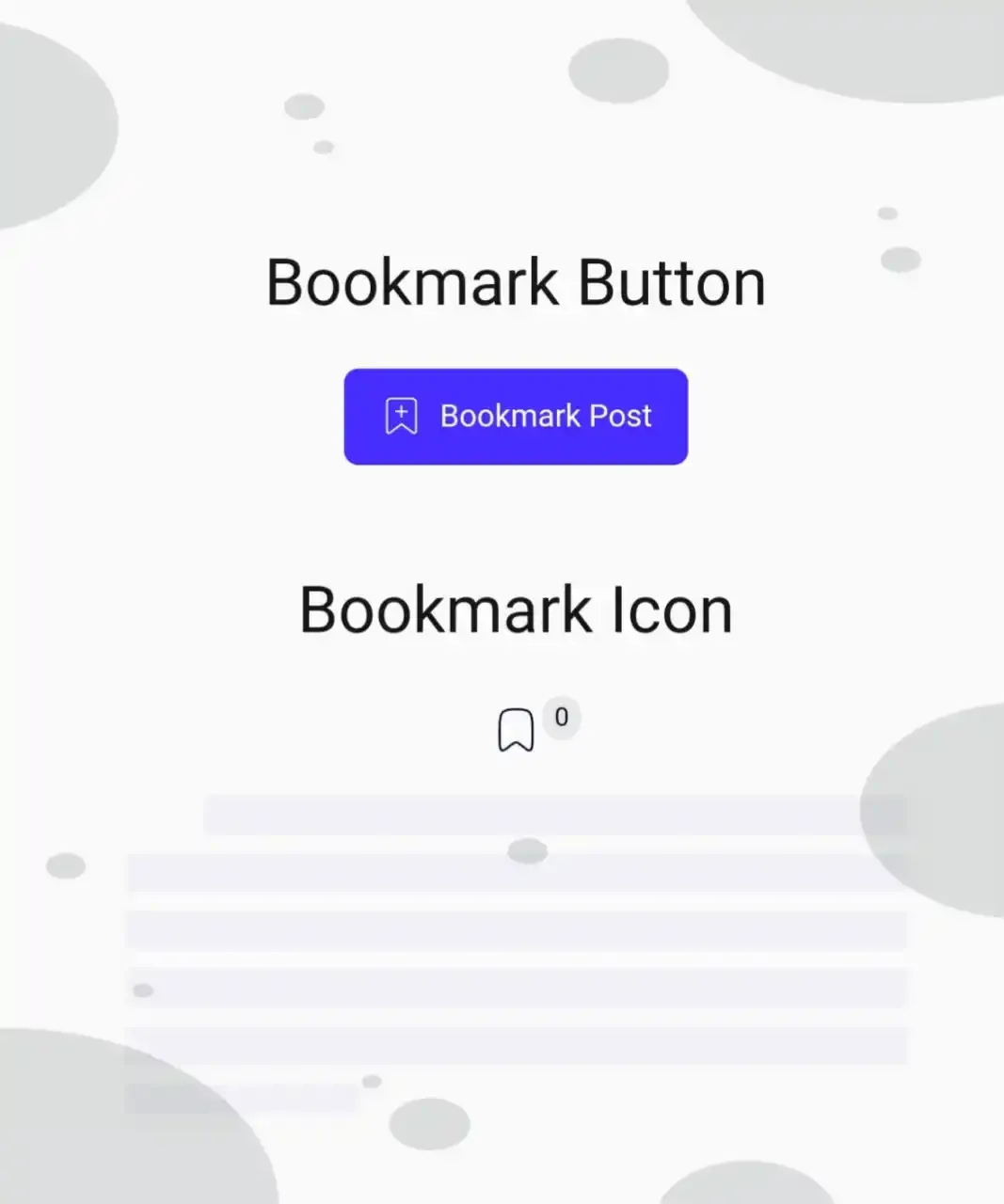 Bookmark Posts Widget