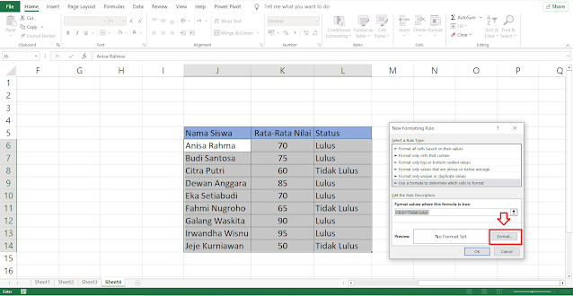 Cara Memberi Warna Otomatis Cell Berdasarkan Kriteria Tertentu di Microsoft Excel