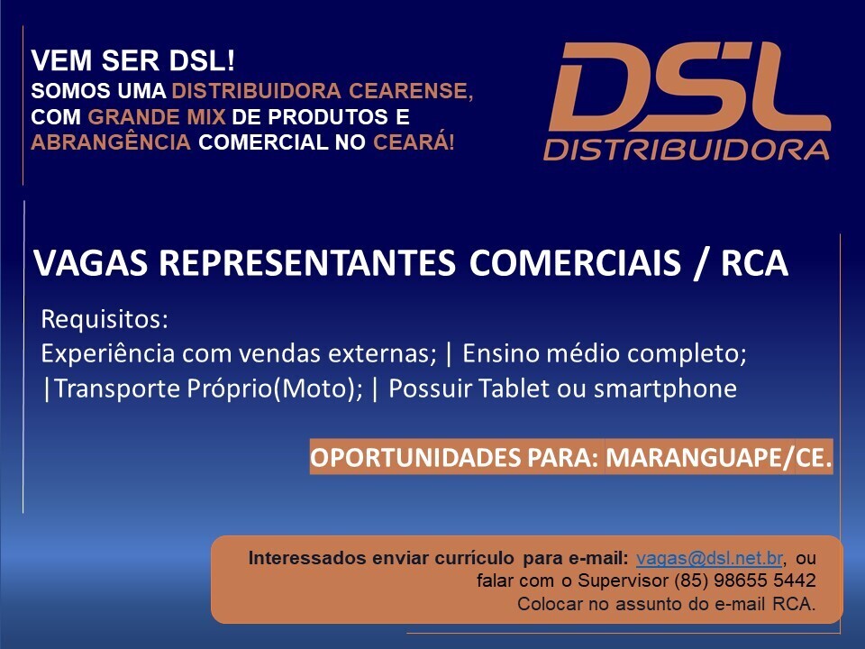 REPRESENTANTE COMERCIAL