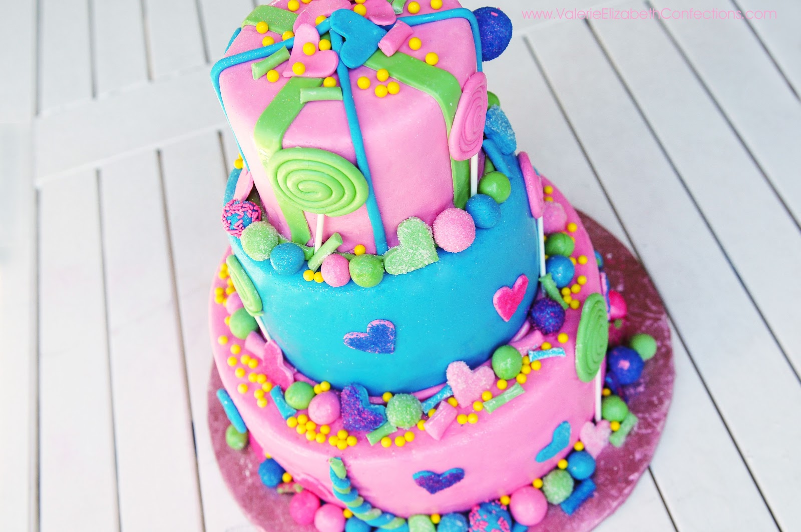 candyland theme cake