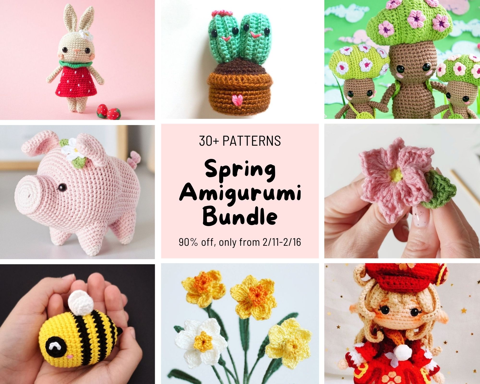 Create With Crochet Amigurumi Book Over 30 Pattern Featured