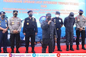 Kapolda Kepri Hadiri Lansung Upacara Operasi Laut Interdiksi Terpadu Tahun 2021