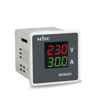 DIGITAL VOL AND AMP METER  SELEC MVA591 