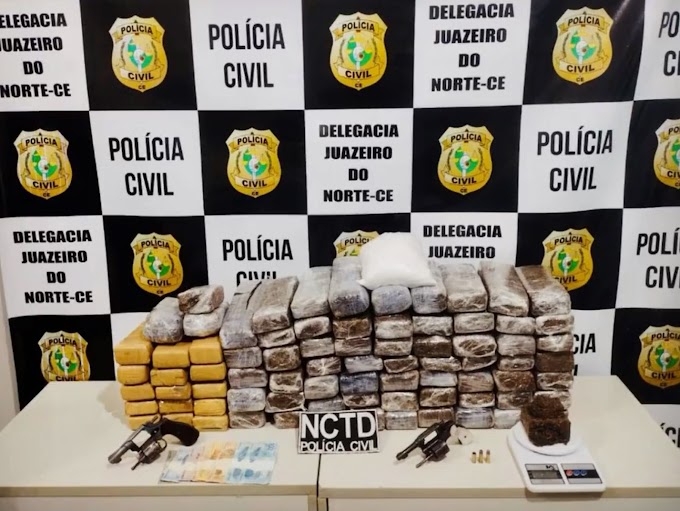 Polícia Civil apreende cerca de 62 quilos de drogas em Juazeiro do Norte