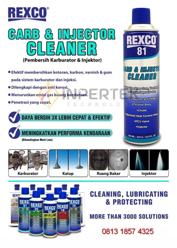 Rexco 81 Carb & Injector Cleaner inpertek