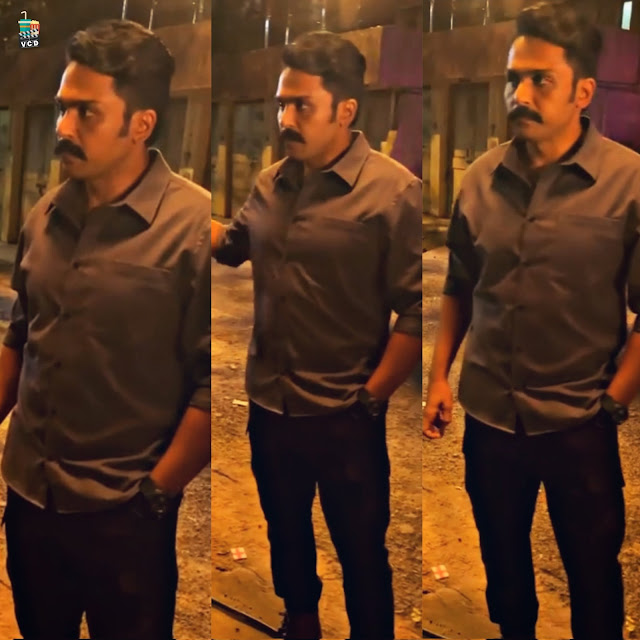 Karthi Sardar Movie Dual looks and glimpse from the shooting spot
