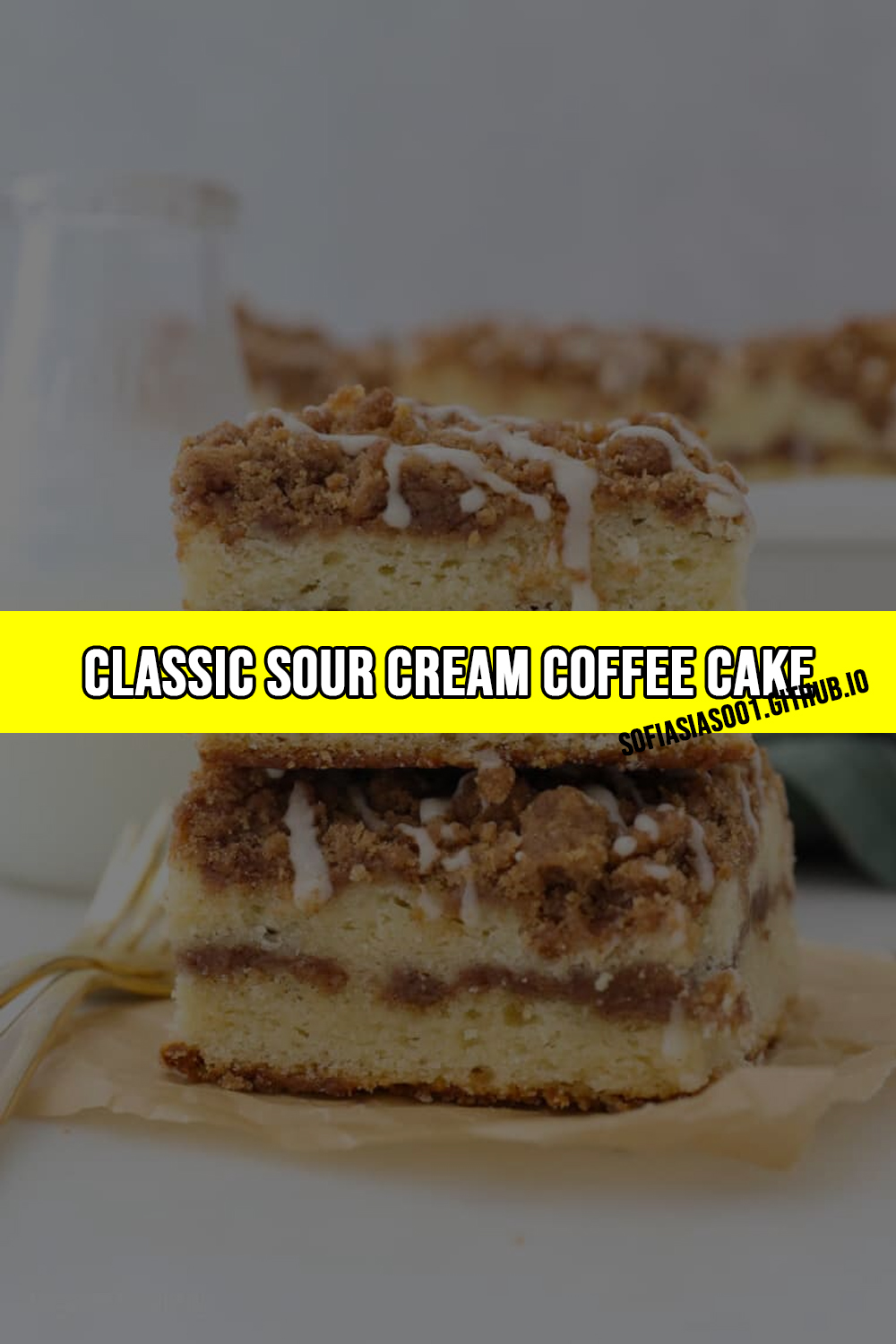 Classic Sour Cream Coffee Cake