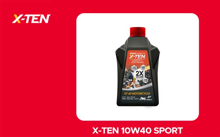 X-TEN 10W40 SPORT Oli Motor Terbaik