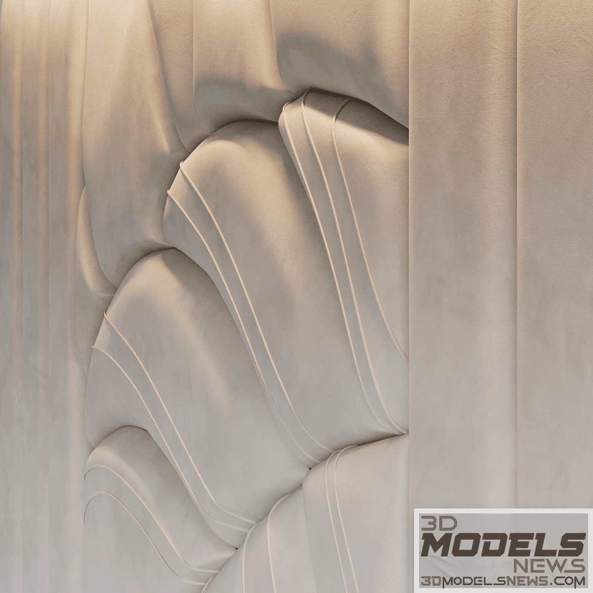 Leaves soft wall panels model 2