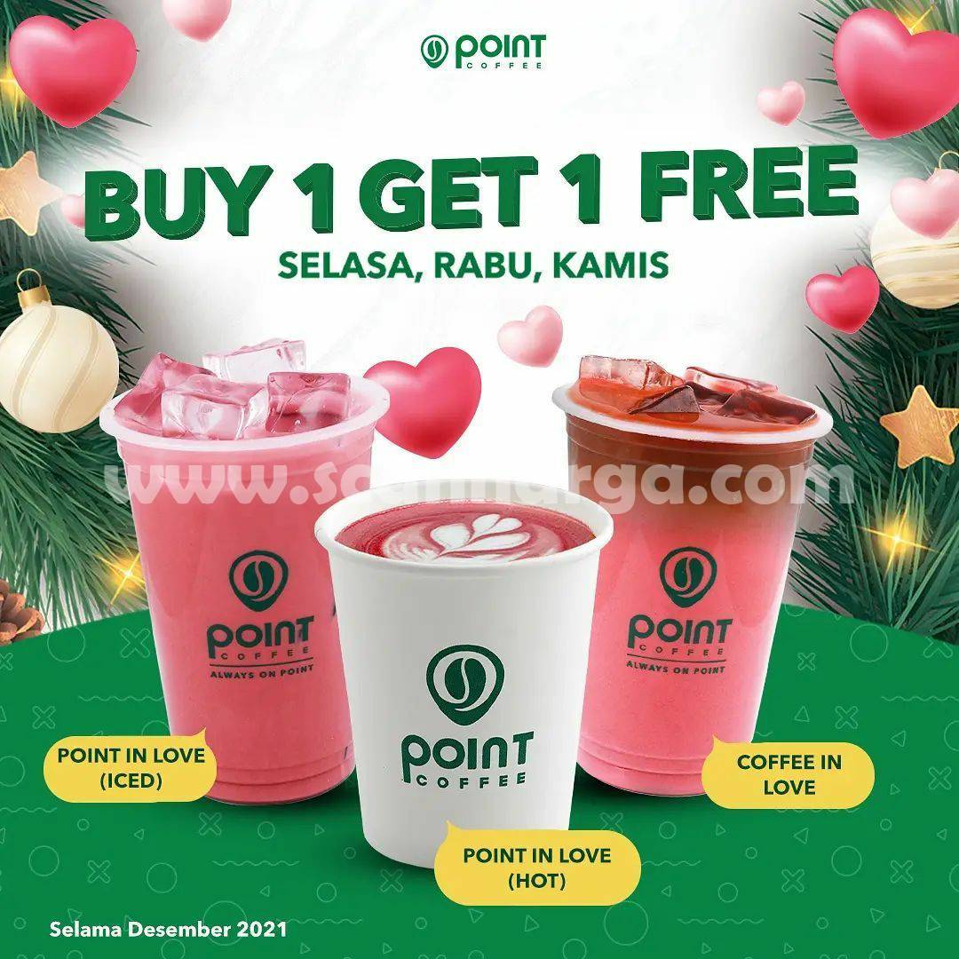 Promo POINT COFFEE Buy 1 Get 1 Free