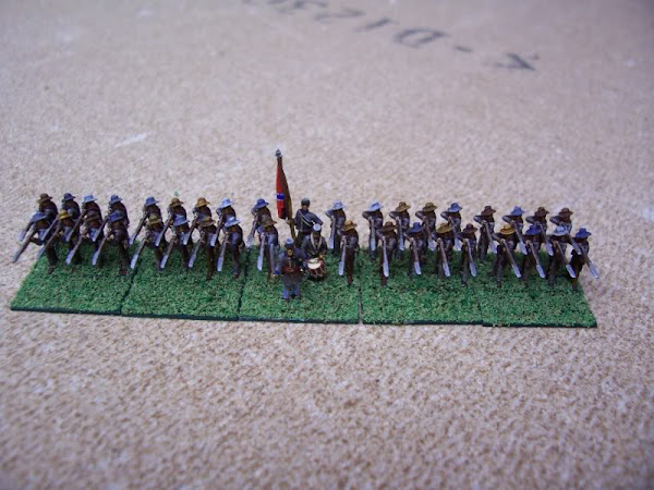 10mm GHQ American Civil War 3rd Arkansas Infantry