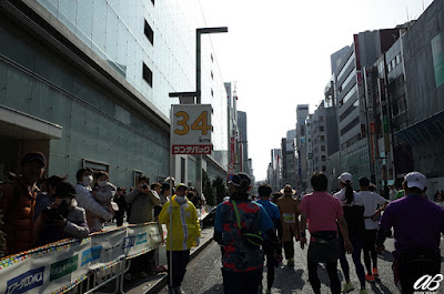 2016 TOKYO MARATHON race 34K