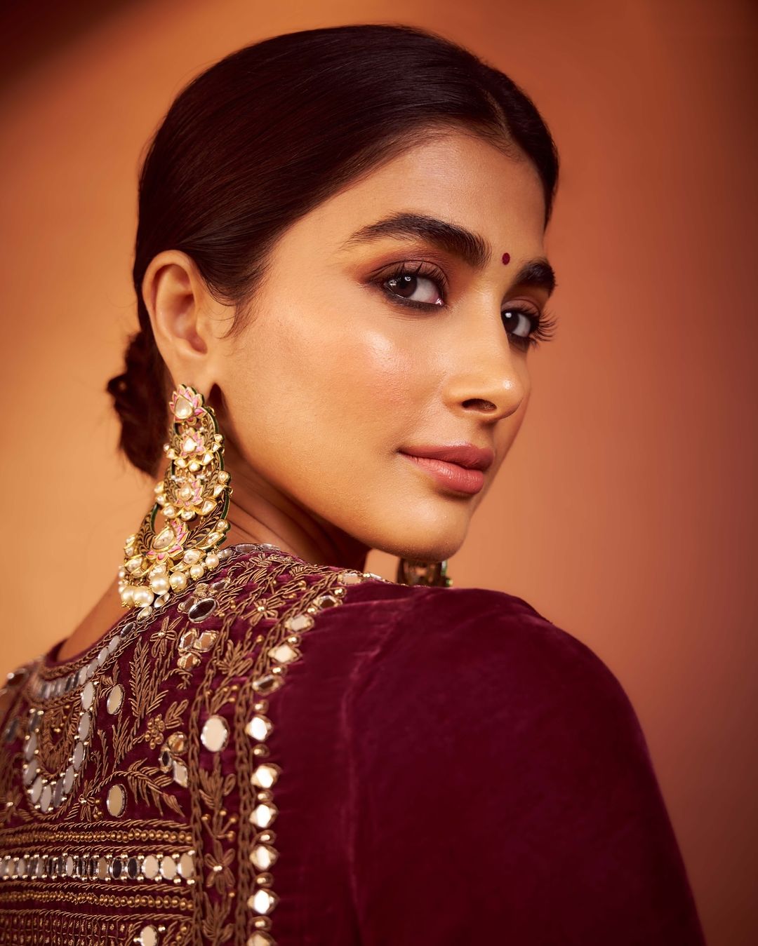 How Pooja Hegde Stunned in a Maroon Velvet Salwar Suit: Your Ultimate Guide to Velvet Elegance