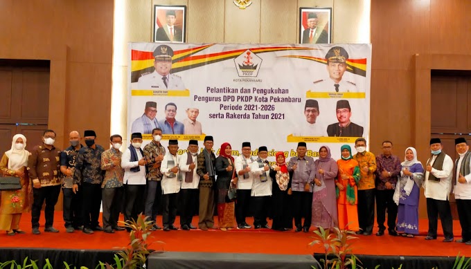 Hadiri Pelantikan DPD PKDP Kota Pekanbaru, Wabup Rahmang Minta Kerjasama Ranah dan Rantau