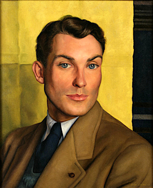 Luigi Lucioni (1900- 1988) Portrait of William Whitehead Collection Privée