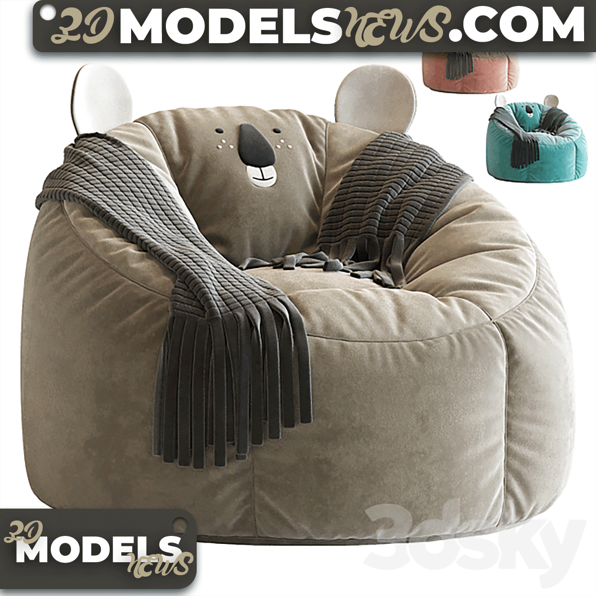 Koala Bean Bag Chair Model 1