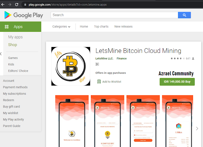 Aplikasi Cloud Mining Gratis Android 2022