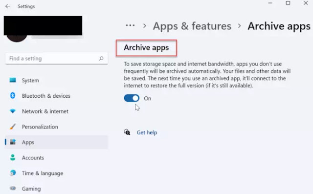 Cara Mengaktifkan Archive Apps di Windows 11-4