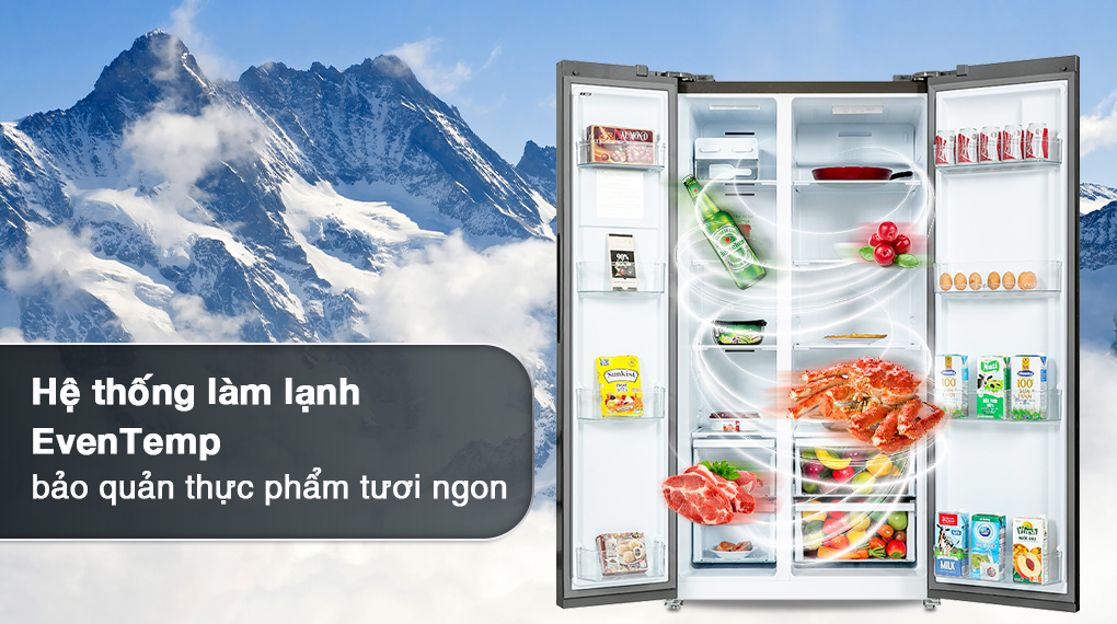 Tủ lạnh Electrolux Inverter 624 Lít ESE6600A-AVN - Công nghệ bảo quản thực phẩm