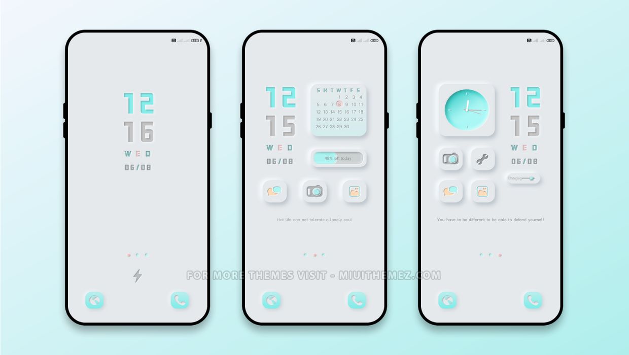 Blue Tiffany MIUI Theme