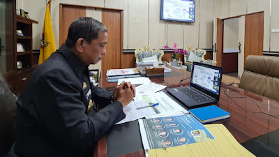 Webinar Kementan, Amran Mahmud Jabarkan Konsep Pertanian Terpadu di Wajo