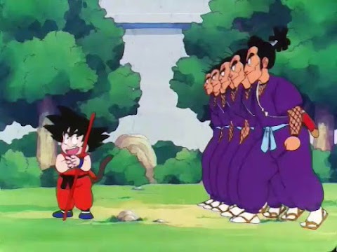 Dragon Ball Capitulo 38: Cinco ninjas en contra de Gokú