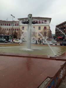 Εργασίες στην κεντρική πλατεία Ιωαννίνων