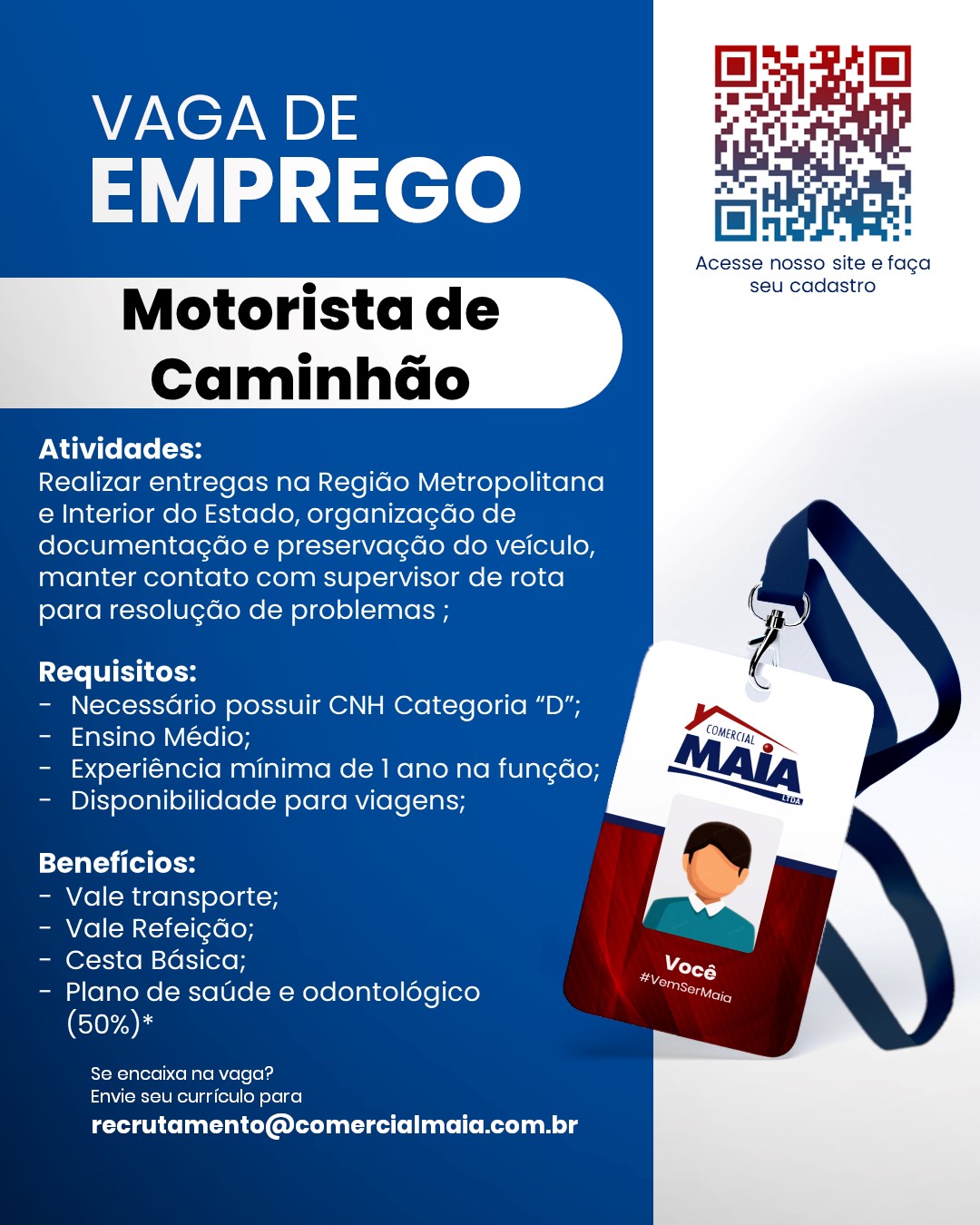 MOTORISTA DE CAMINHÃO em Maracanaú/CE