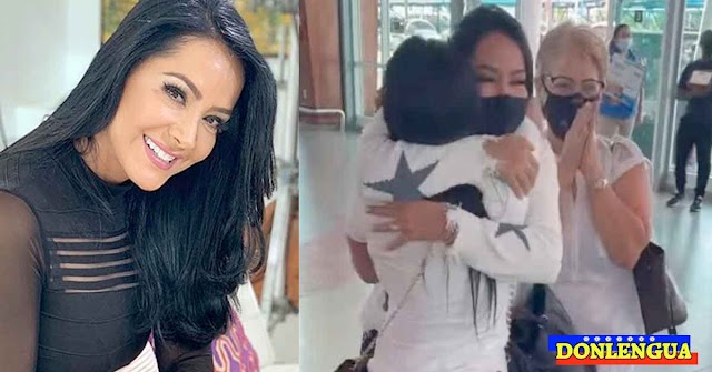 Norkys Batista se reencontró con su madre y su hermana en Aruba tras 4 años separadas