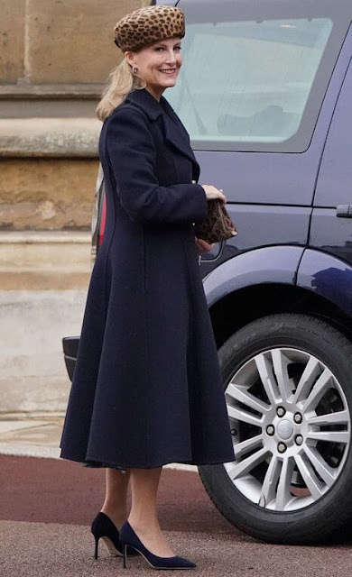 Duchess of Cornwall, Countess of Wessex, Lady Louise Windsor, Duchess of Gloucester, the Duchess of Cambridge and Princess Charlotte