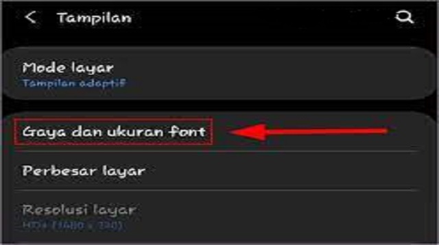 Cara Merubah Ukuran Font Android