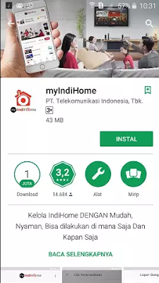 Cara Cek Pembayaran Indihome via online dari Smartphone