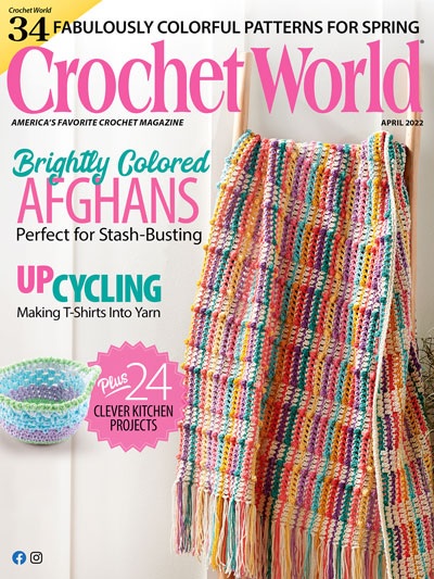 34 Fabulous Colorful Crochet Patterns for Spring Crochet World April