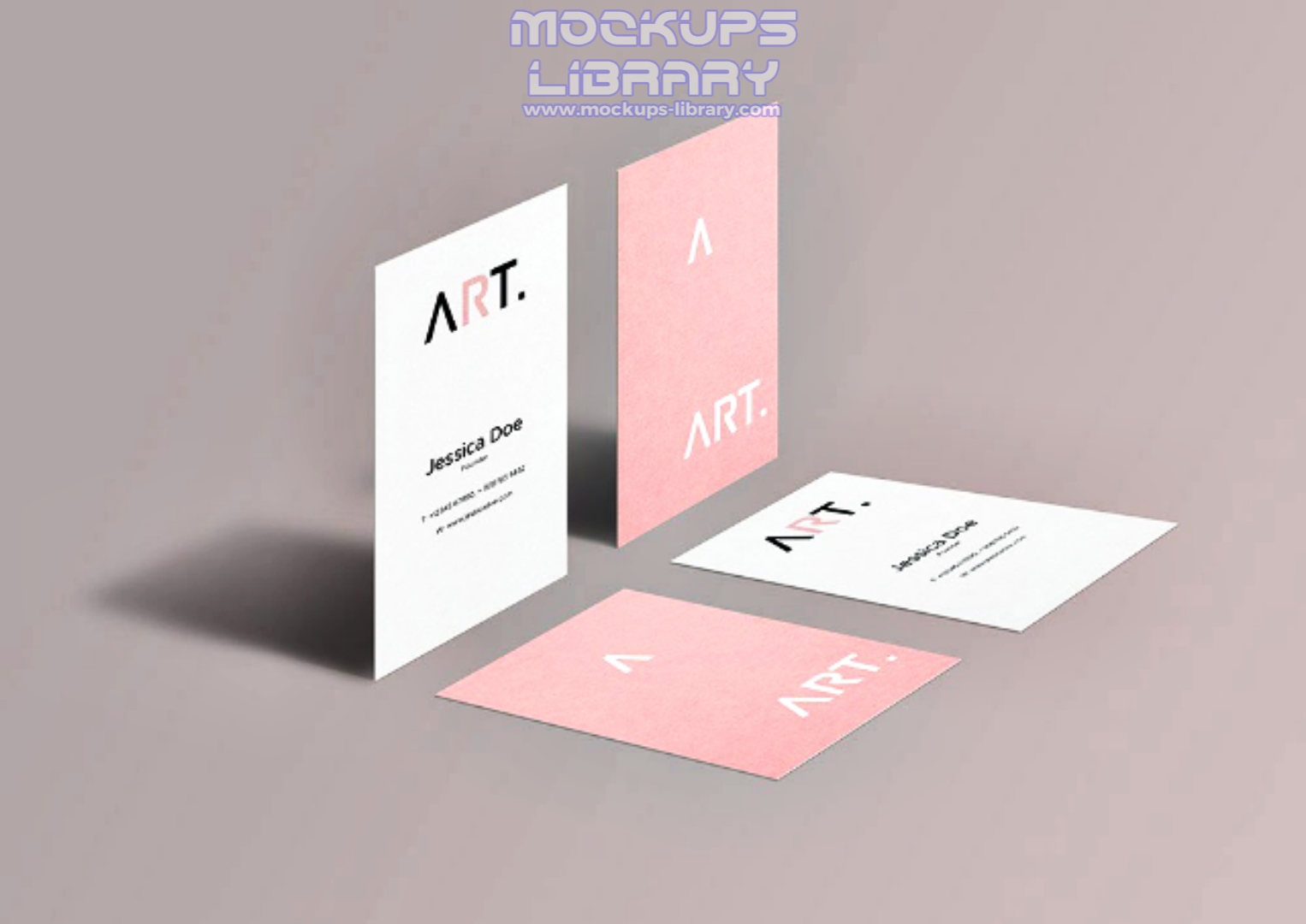 Perspective Business Card Mockups