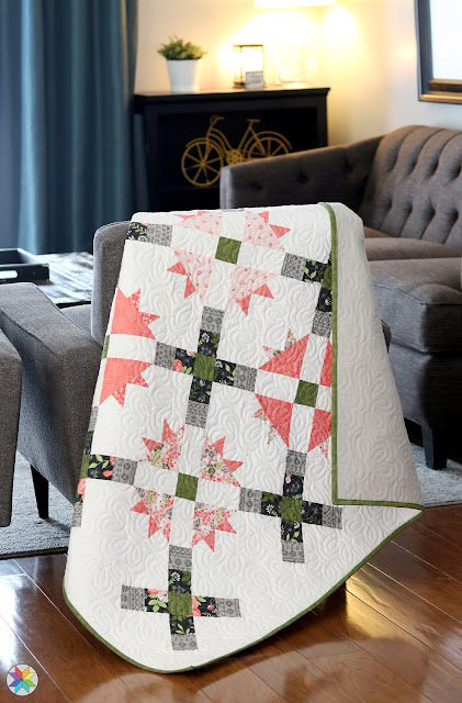 Tessa baby quilt found on A Bright Corner quilt blog