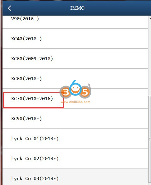 Yanhua ACDP Program Volvo XC70 2013 Key 8