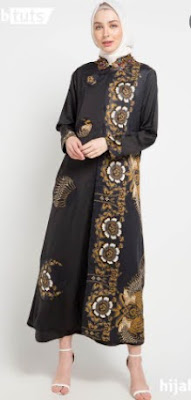 Model baju batik muslim untuk pesta pernikahan